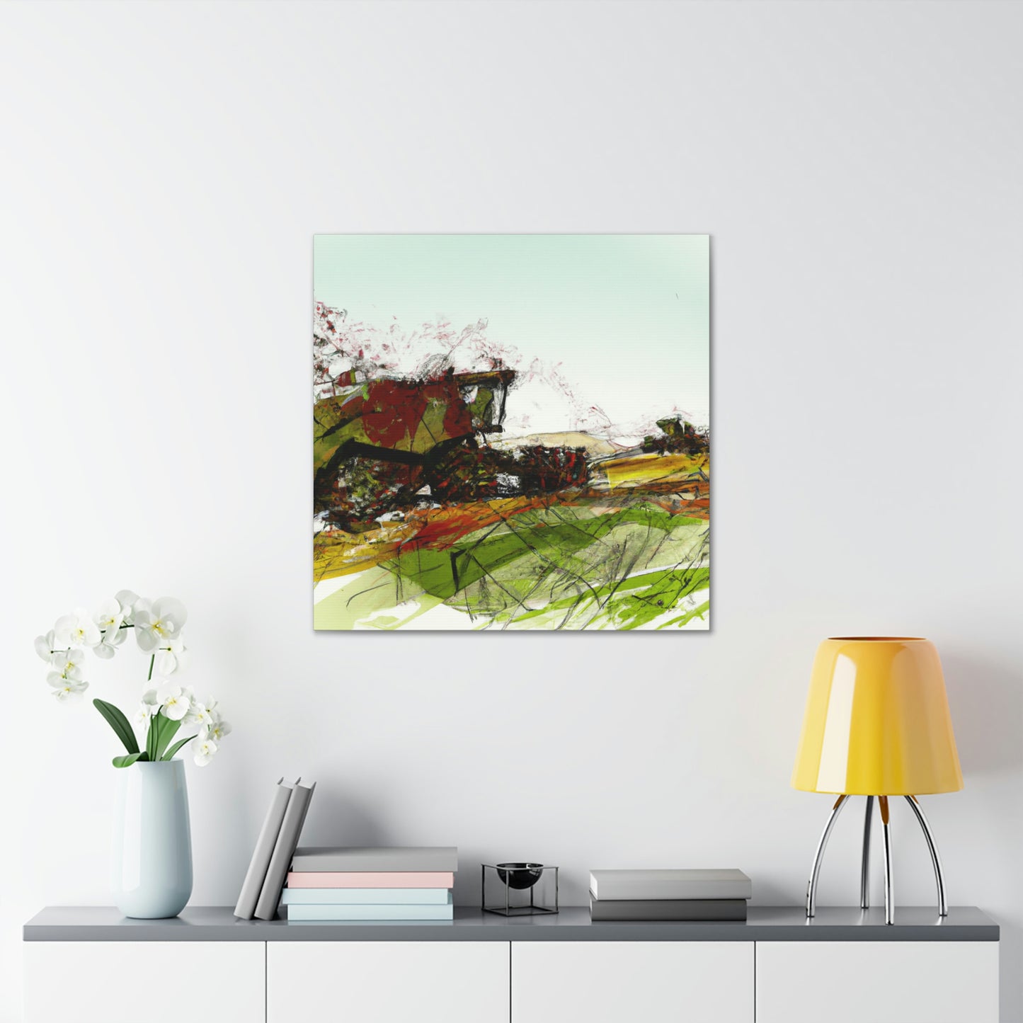 Harvesters in Harvest Time - Canvas