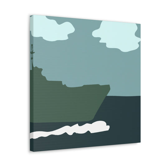 Marine Minimalism Scene - Canvas