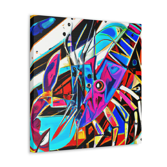 Lobster In Abstraction - Canvas