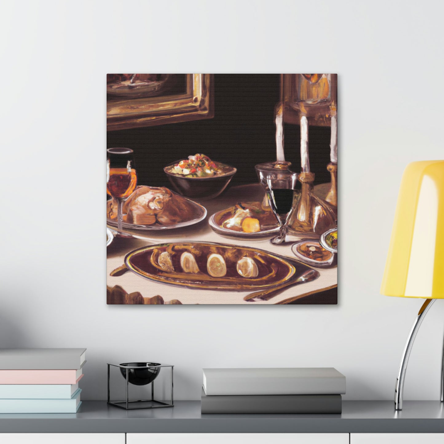 Dining Scene Neoclassic - Canvas