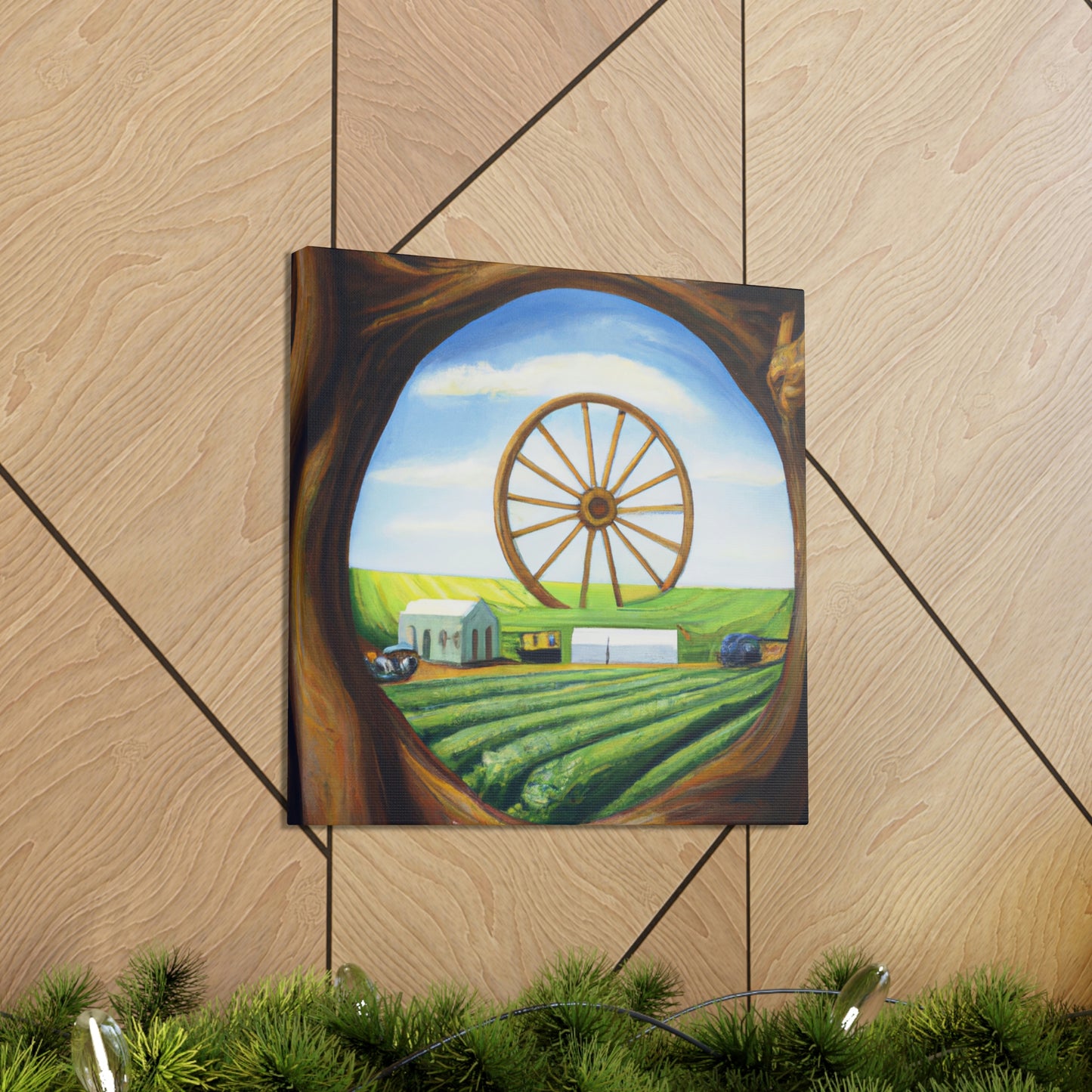 Revolutionary Wagon Wheel - Canvas