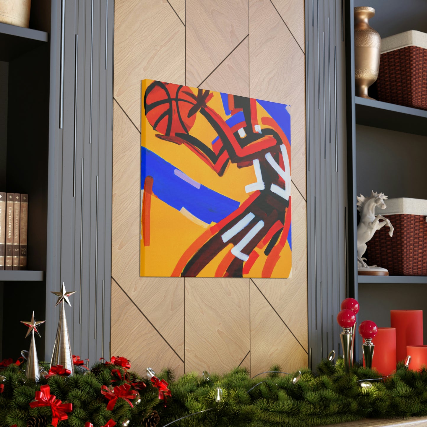 Basketball in Abstractions - Canvas