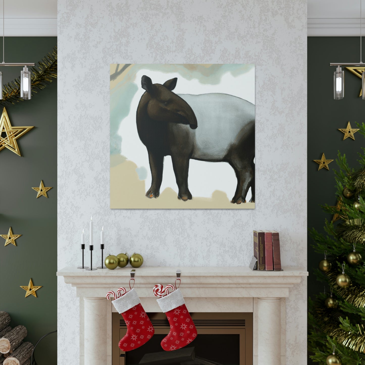 Malayan Tapir Dreaming - Canvas