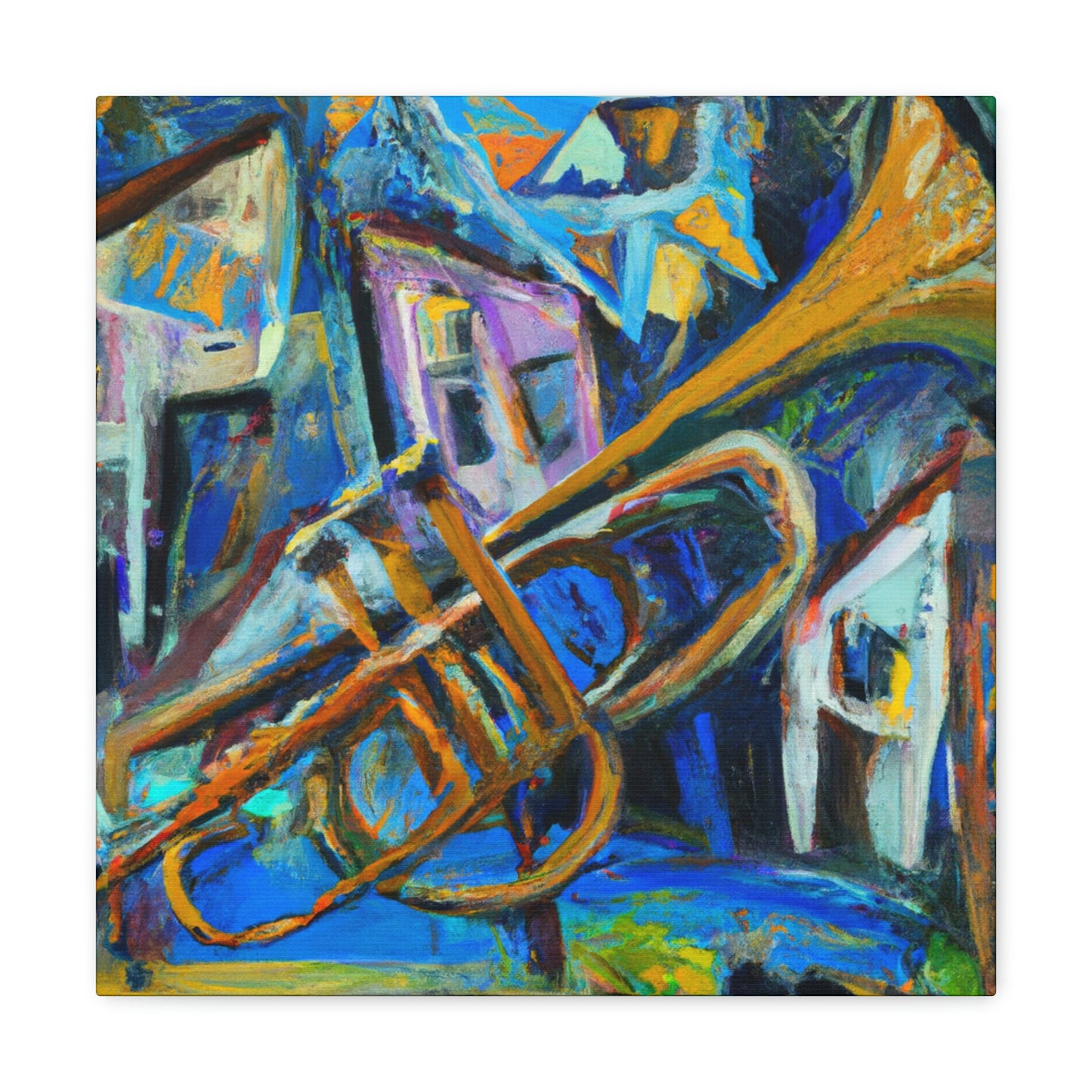 Serenading Trumpet Melody - Canvas