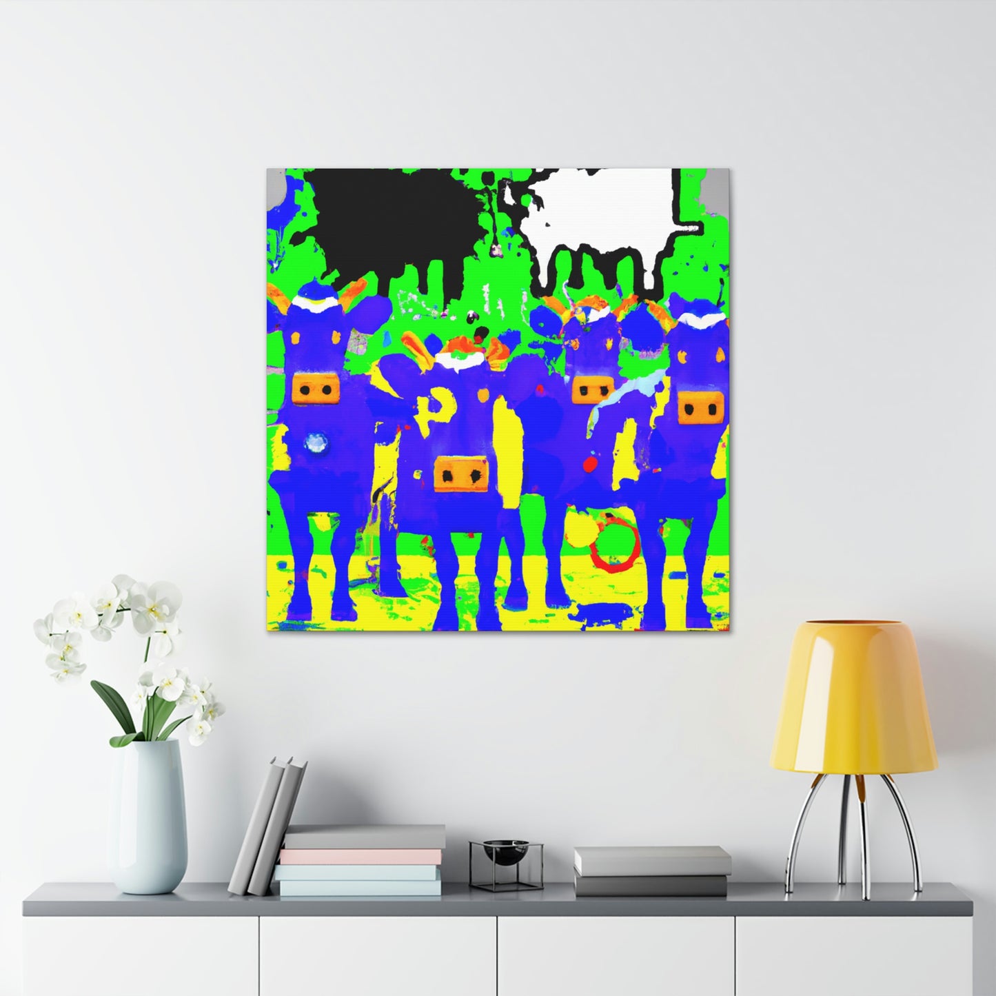 Cows in Simplicity - Canvas