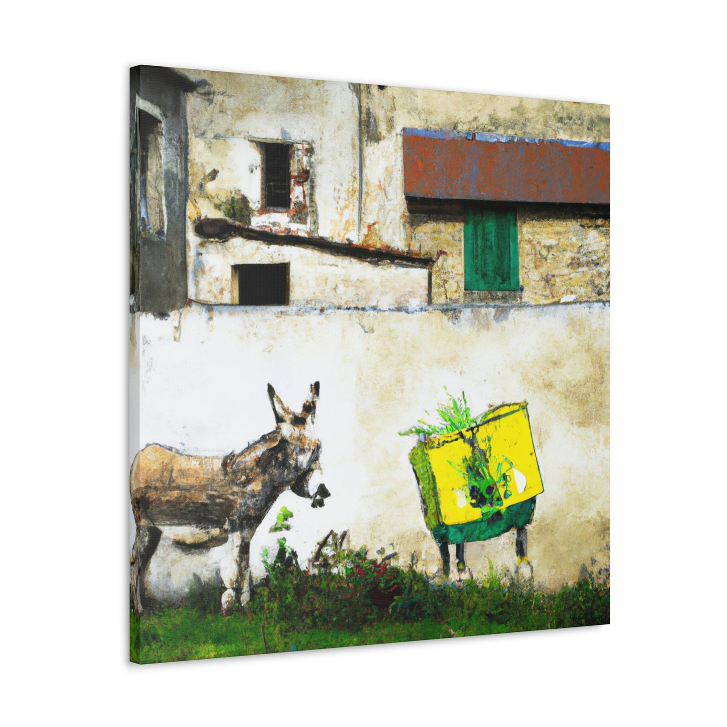 "Donkey Street Mural" - Canvas