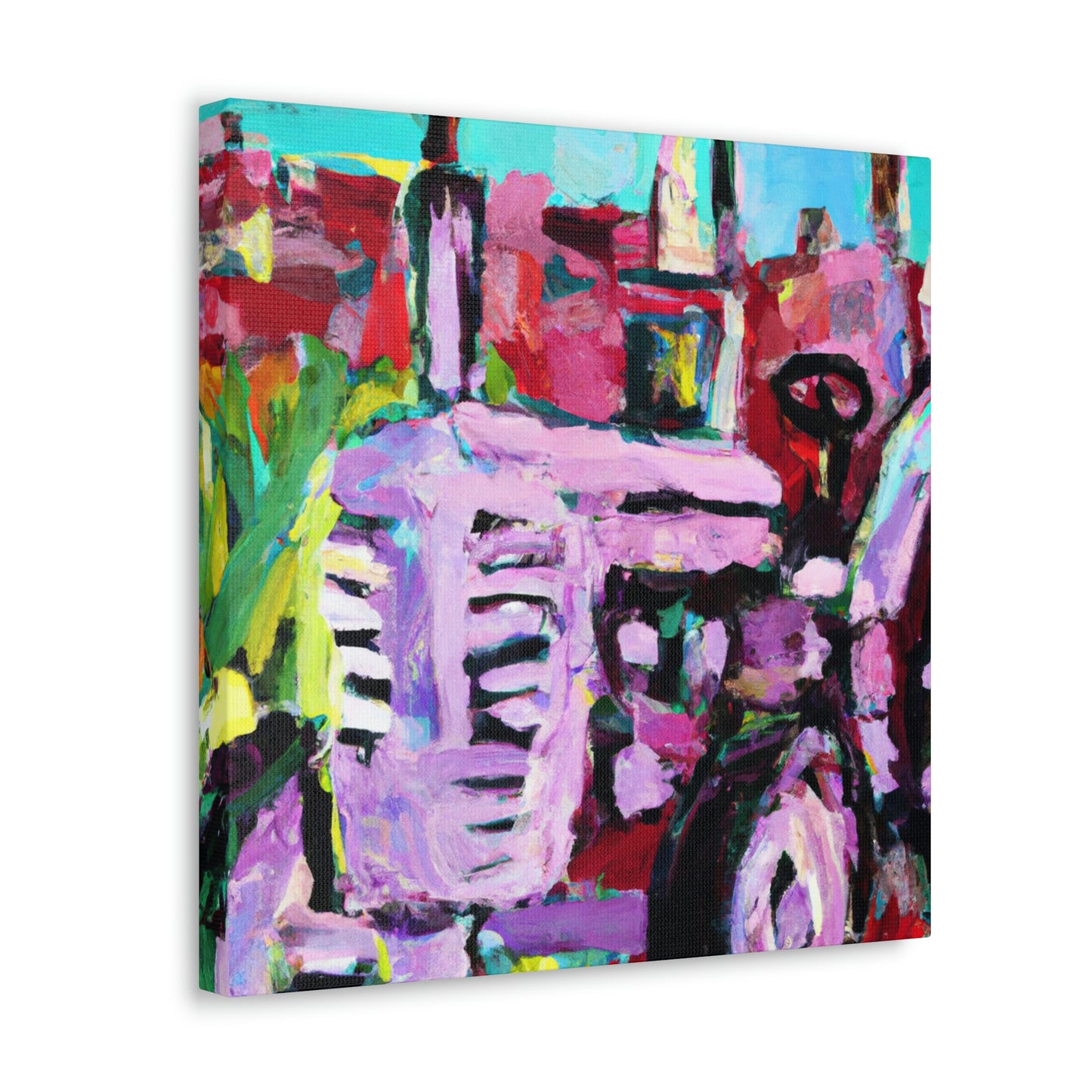 "Tractor of Expressionism" - Canvas