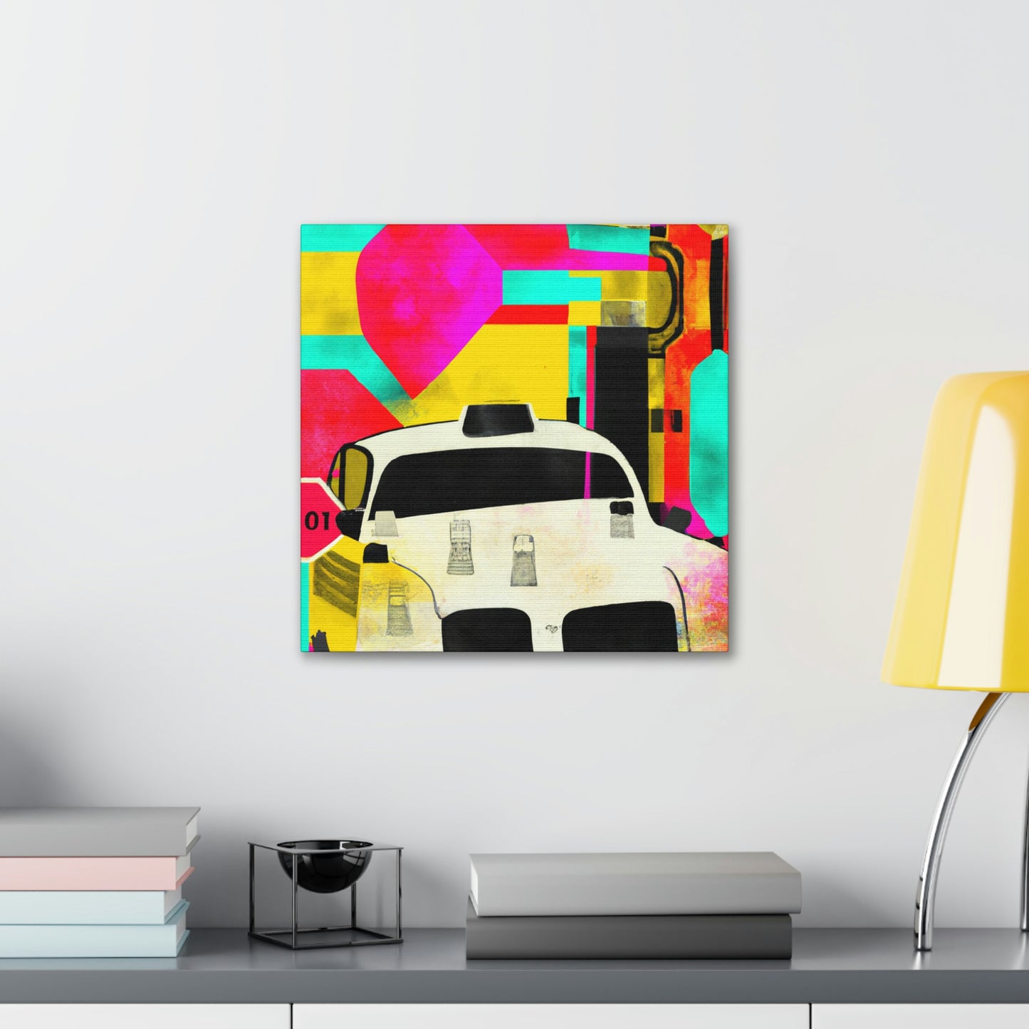 "Taxi Ride Illumination" - Canvas