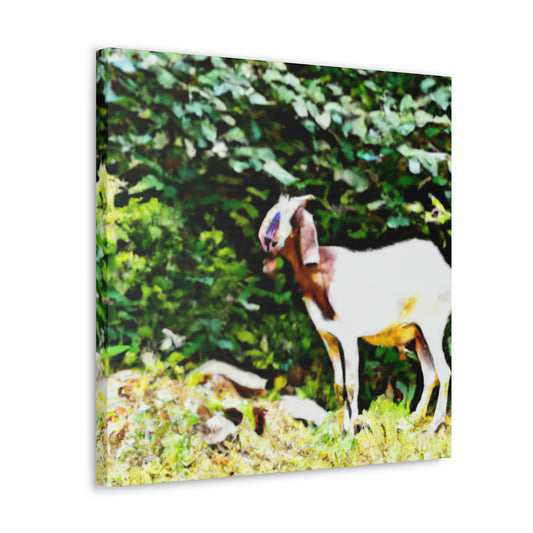 Goat in the Meadow - Canvas