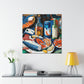 Seafood Neoclassical Feast - Canvas