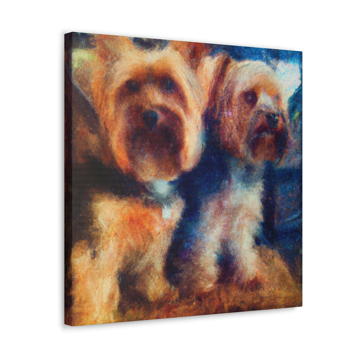 Puppy Love Impressionism - Canvas