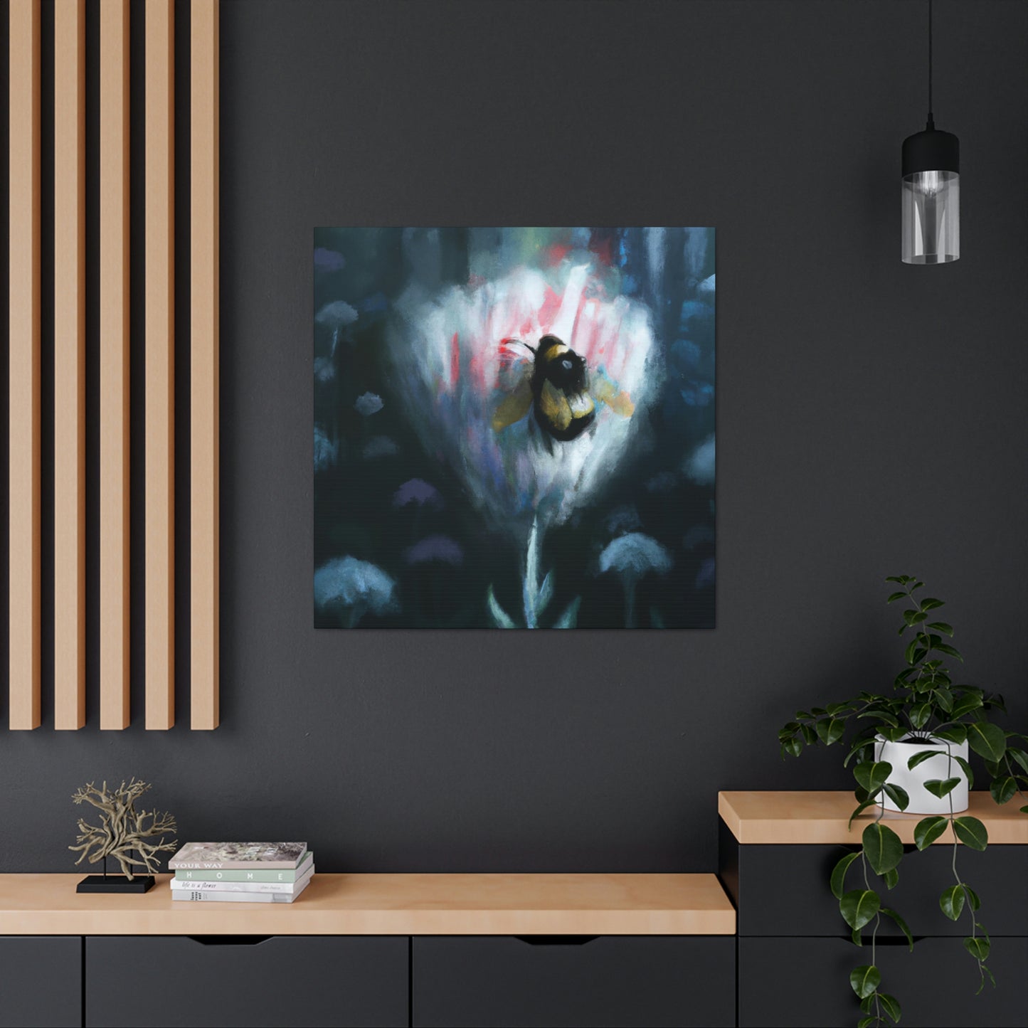 Bumblebee's Colorful Dance - Canvas