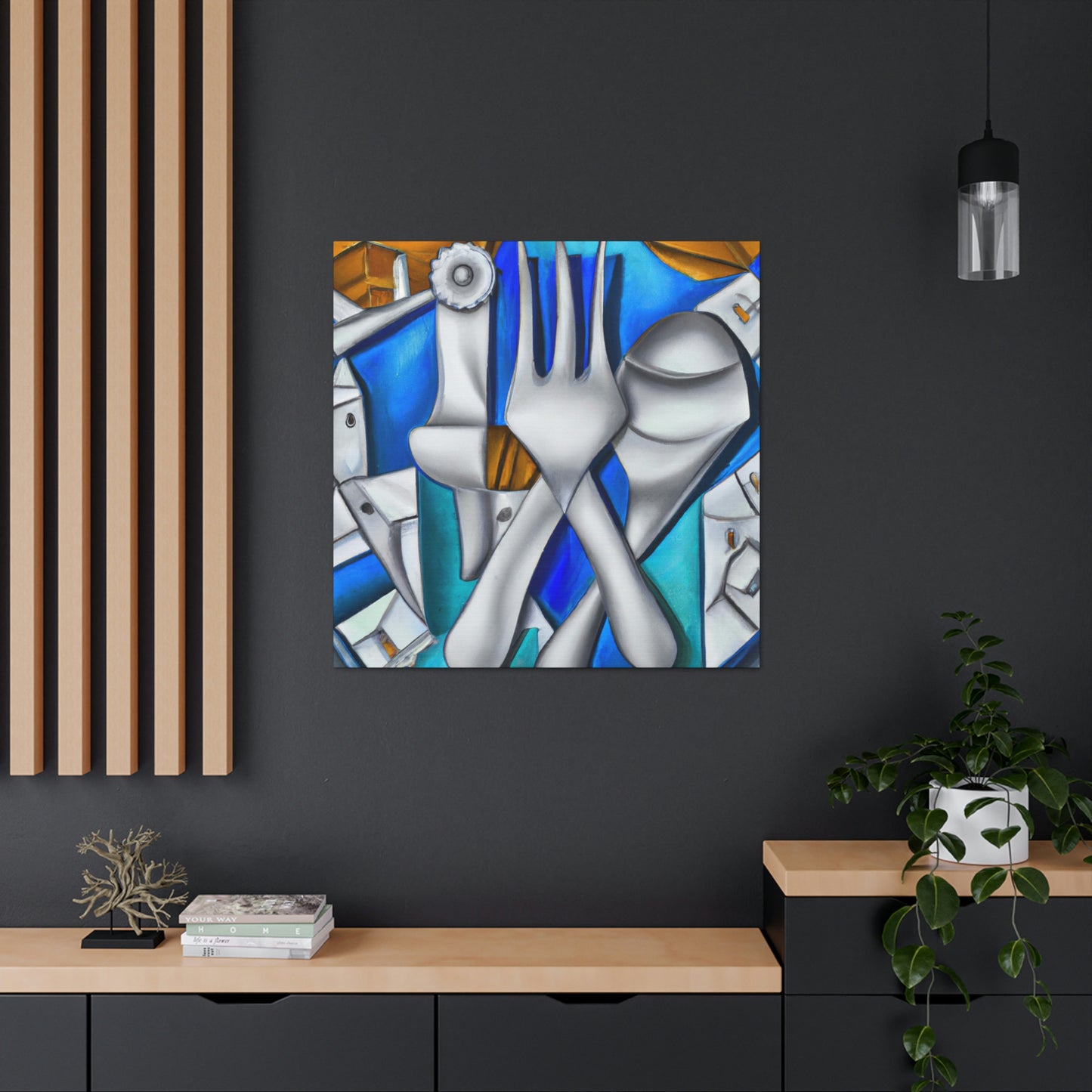 Silverware in Reflection - Canvas