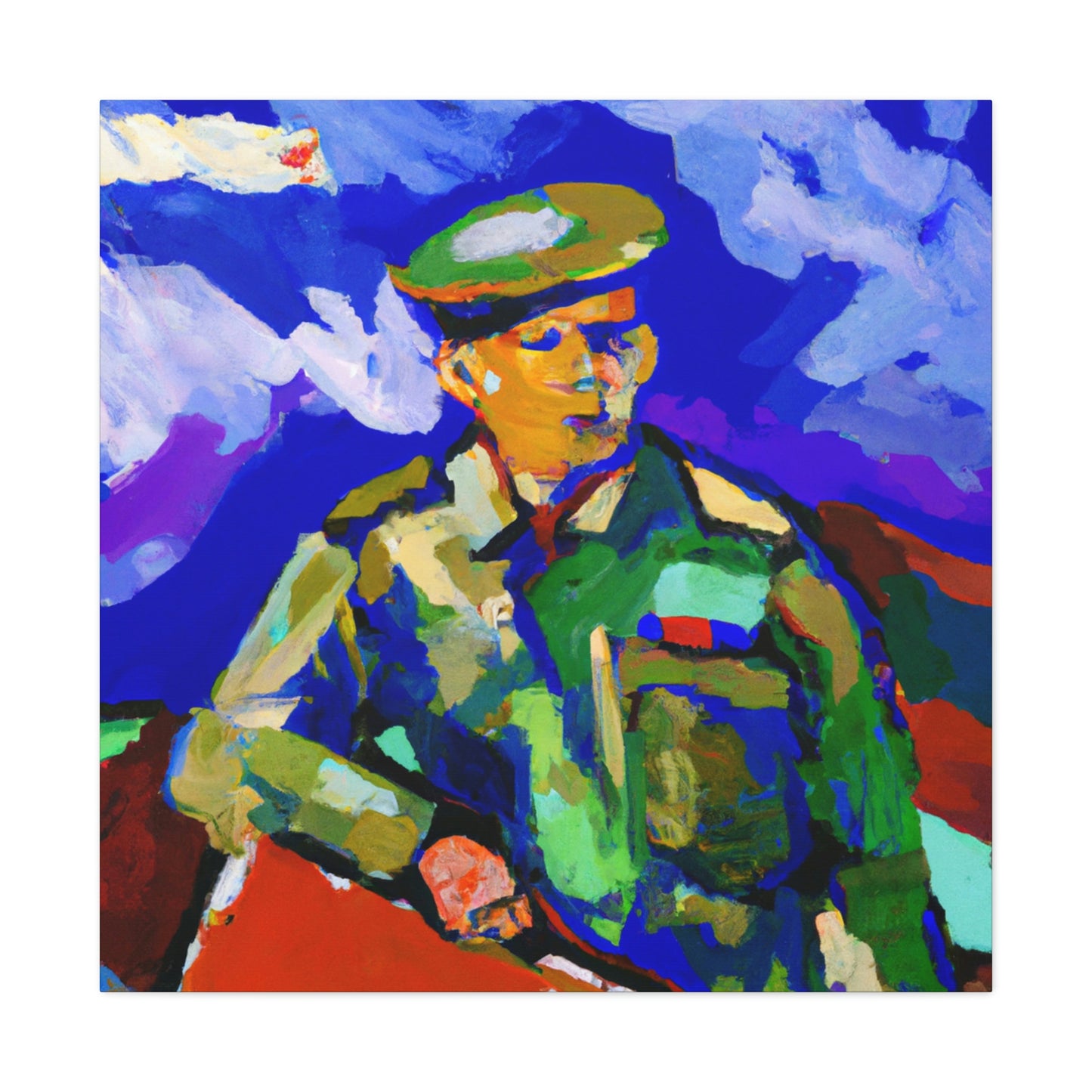 "Forward Observer Fauvism" - Canvas