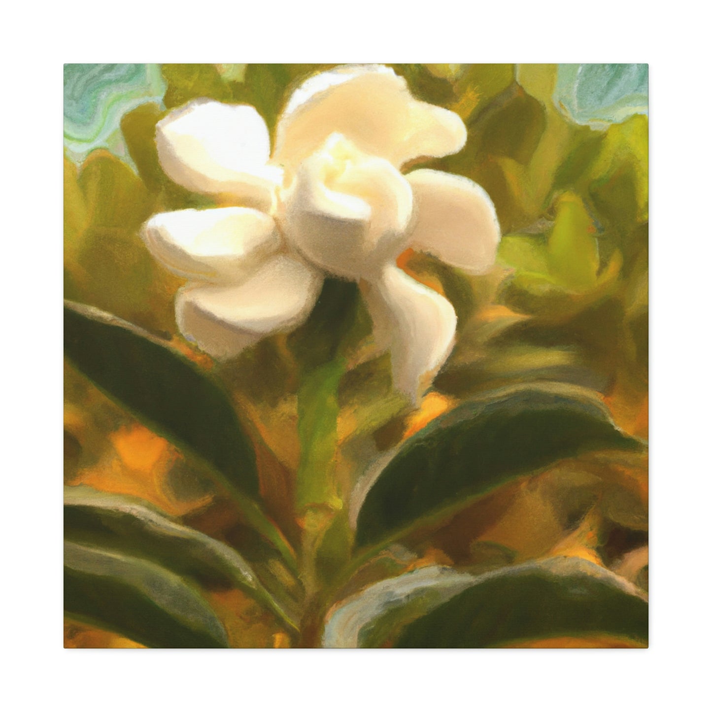 Gardenia's Fragrance Bliss - Canvas