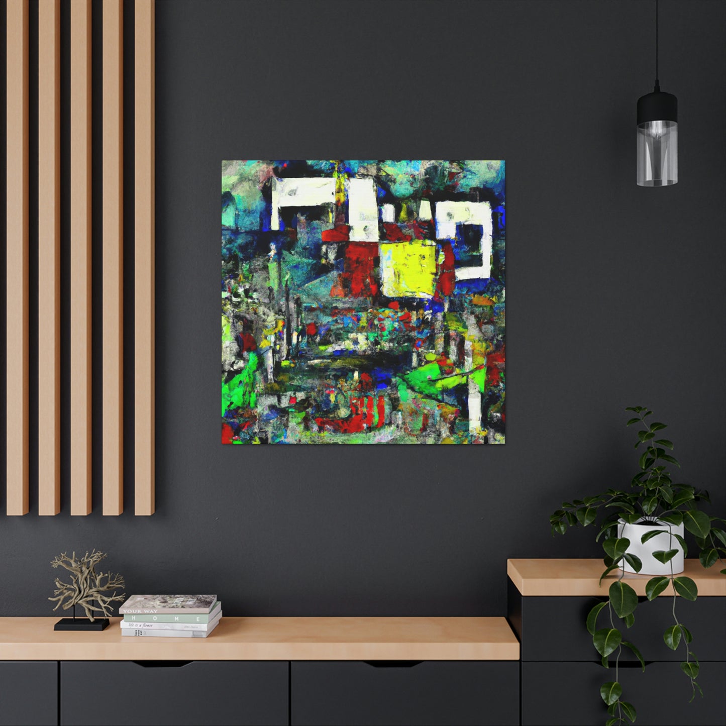 Harbor of Abstract Dream - Canvas