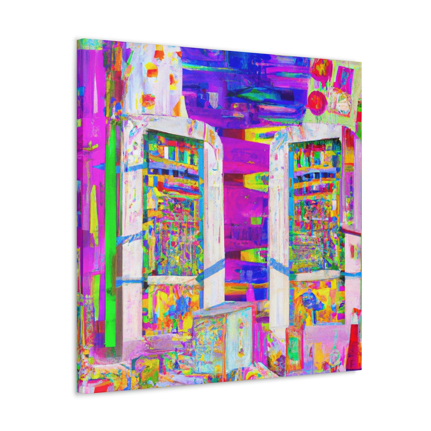 "Servers in Fauvism" - Canvas