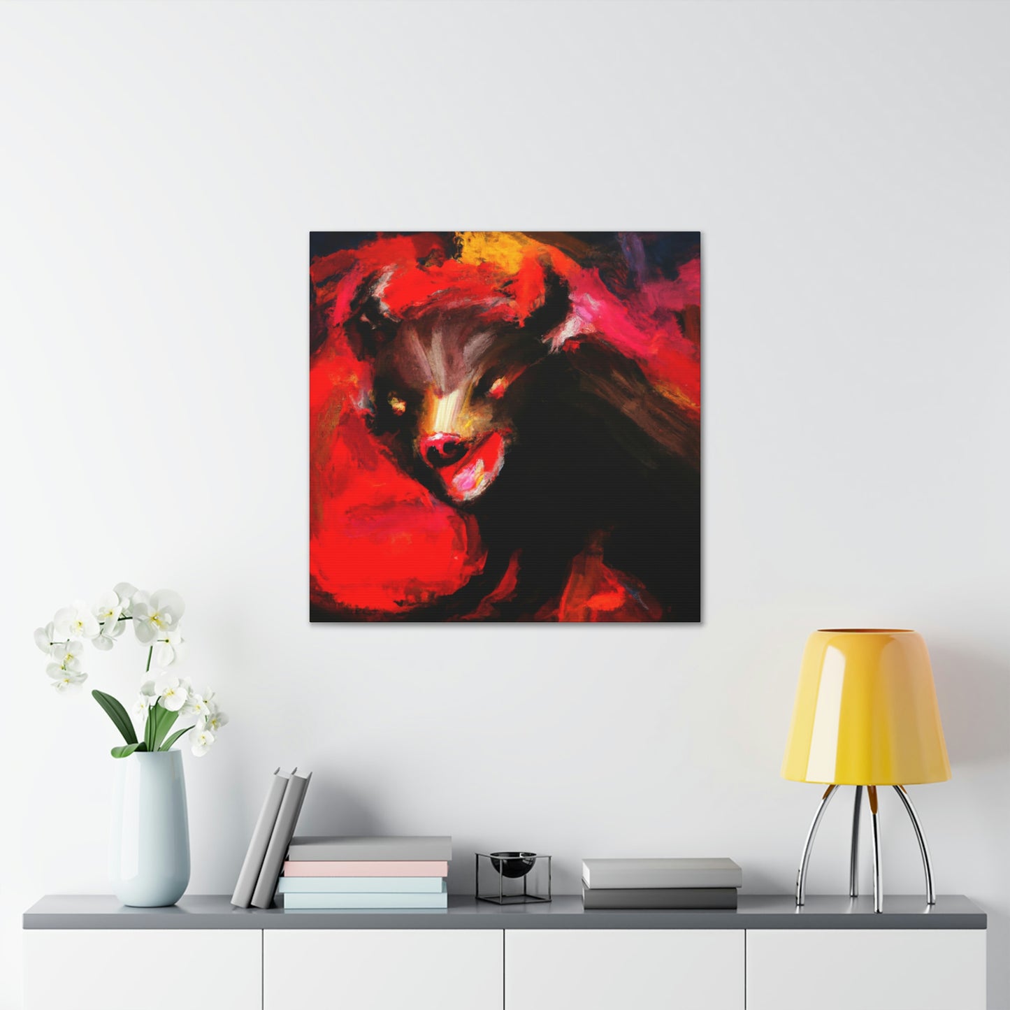 "Tasmanian Devil Emerges" - Canvas