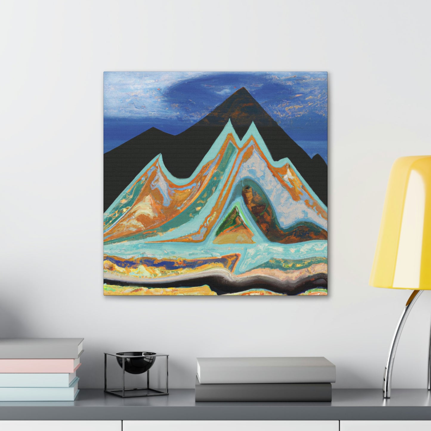 Mountain Mystique Painting - Canvas