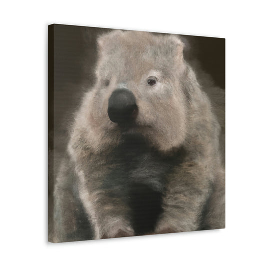 "Wombat in Abstraction" - Canvas