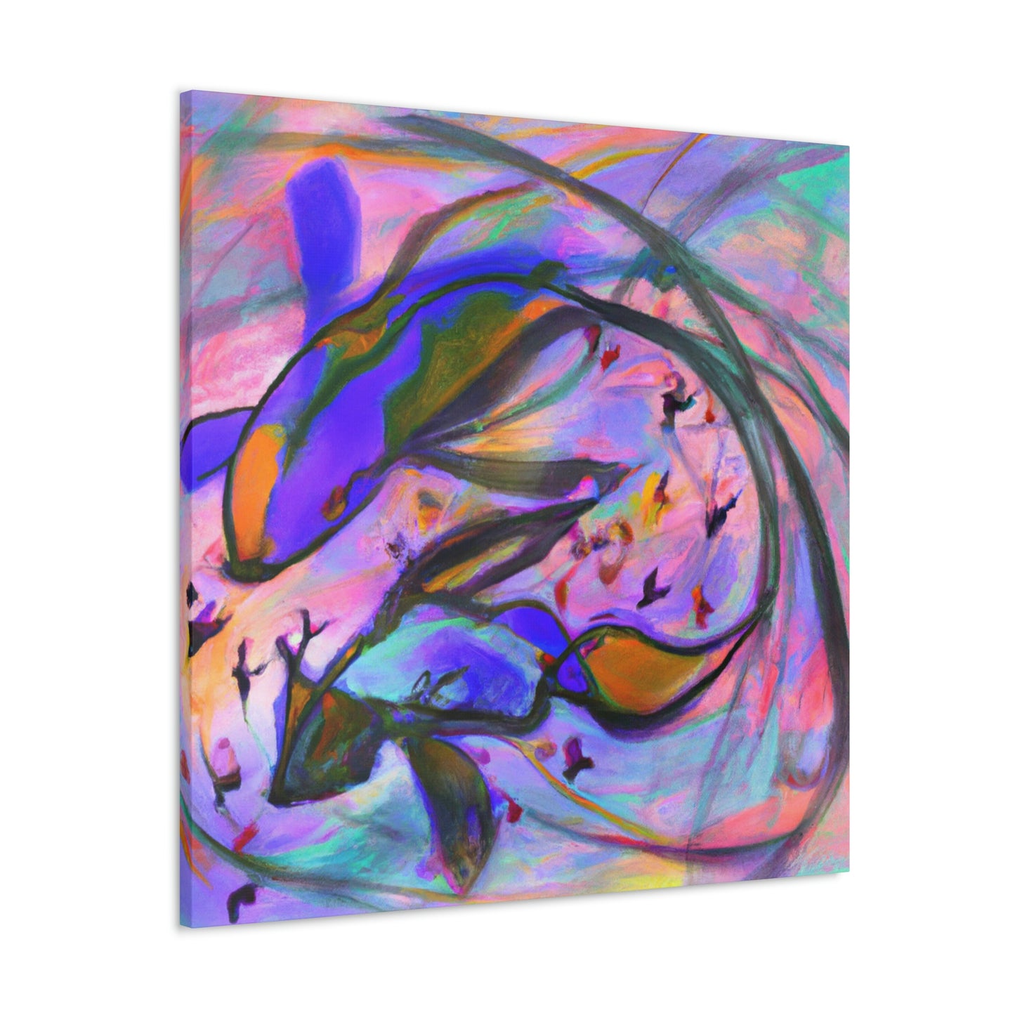 Guppy Abstract Reflection - Canvas