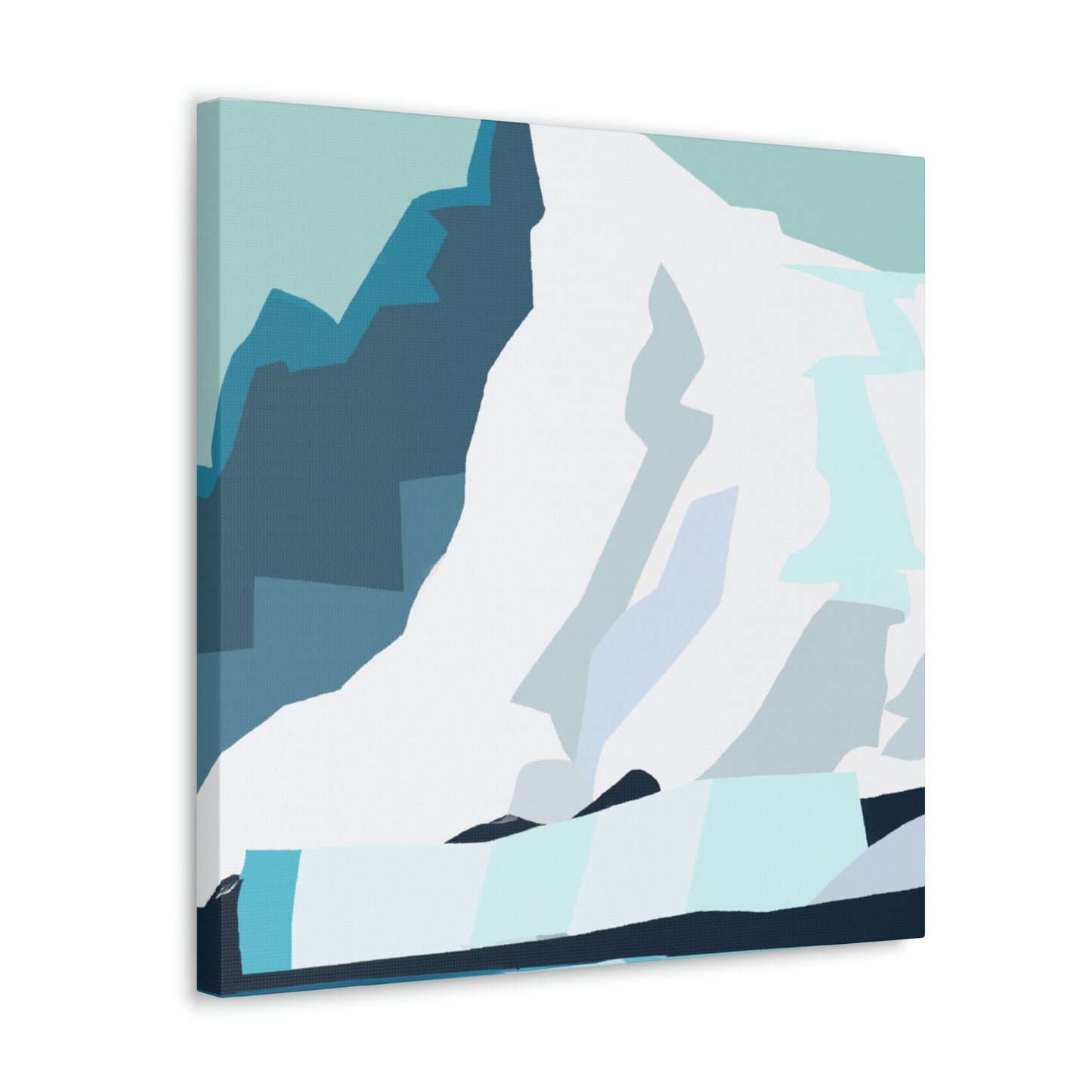 Glacial Minimalism Art - Canvas