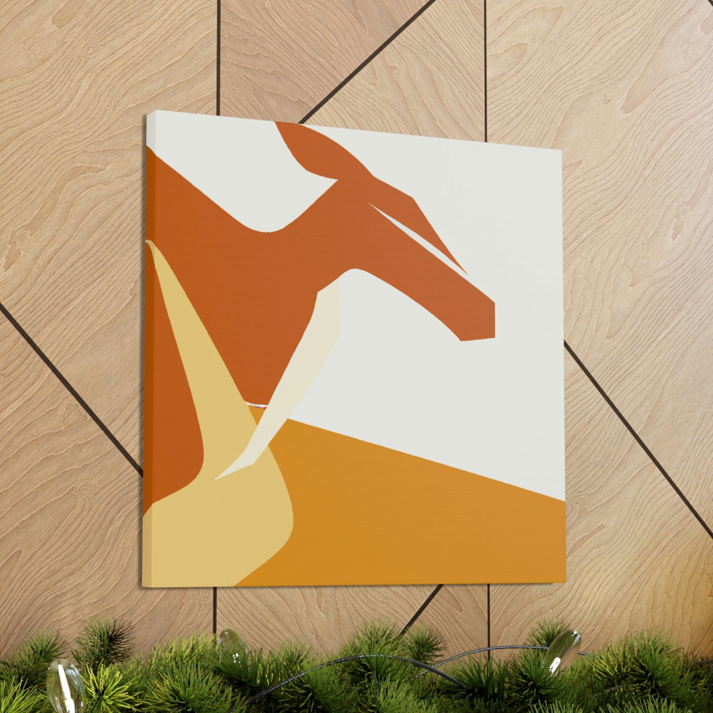 Kangaroo in Reflection - Canvas