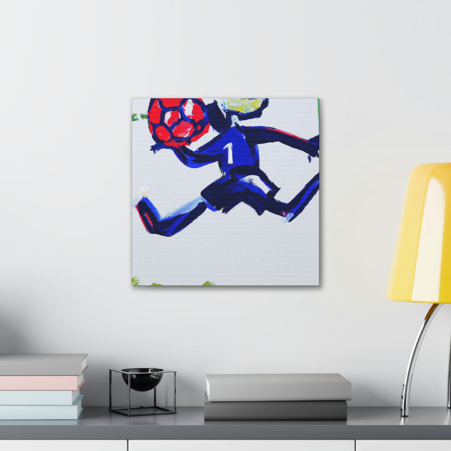 "Playing Soccer Passionately" - Canvas