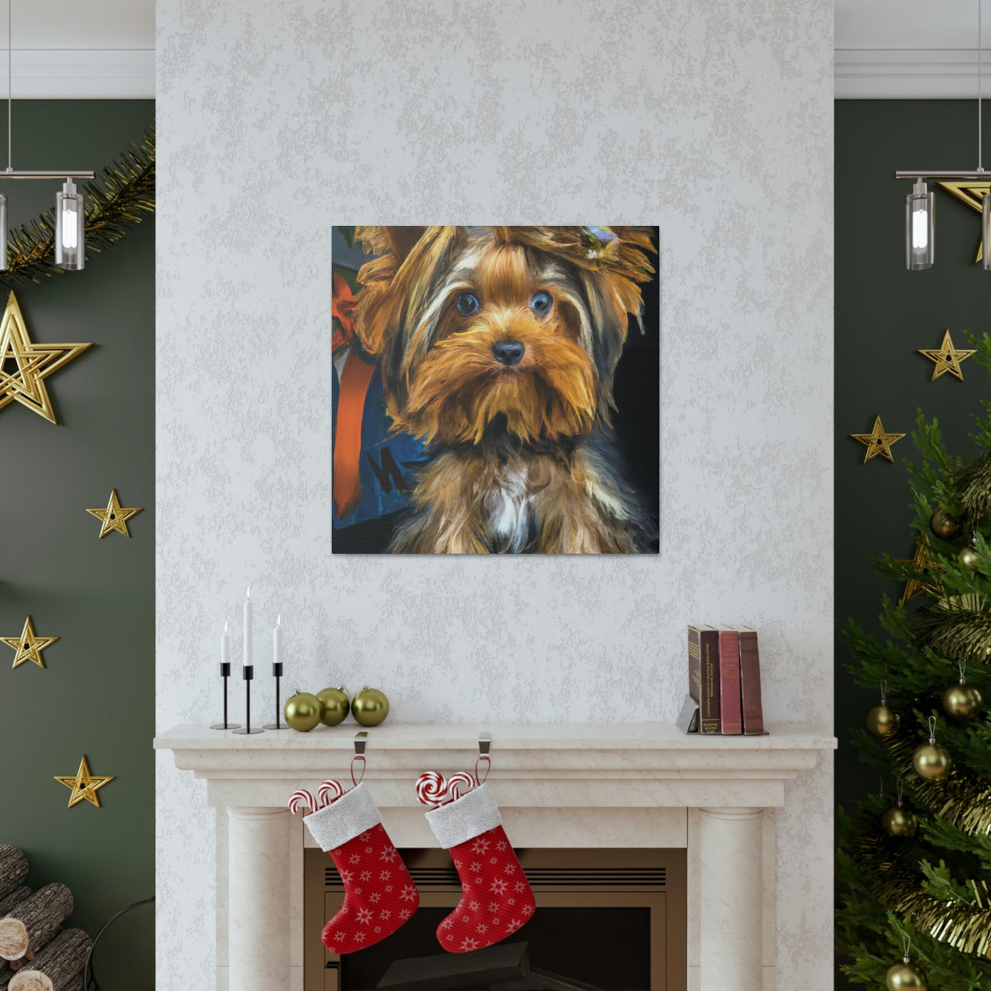 "Yorkshire Terrier Surrealism" - Canvas