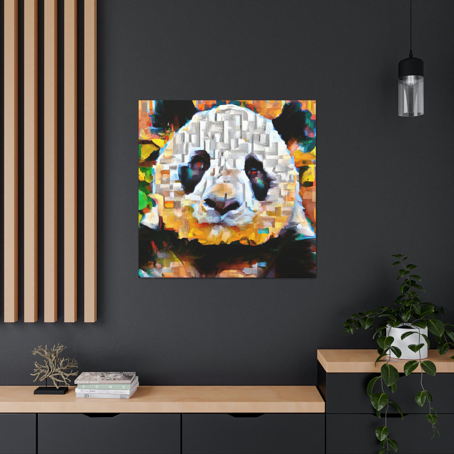 Giant Panda Wonderland - Canvas