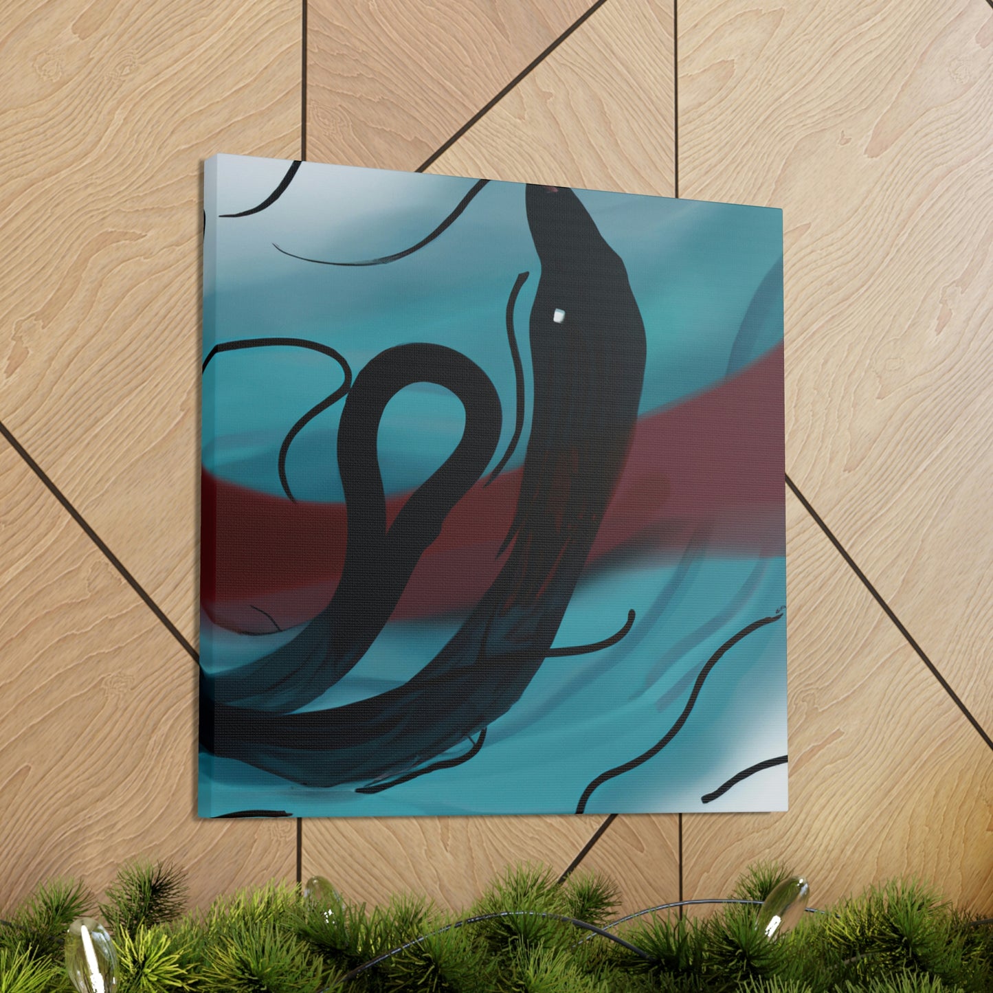 "Eels in Abstract Form" - Canvas