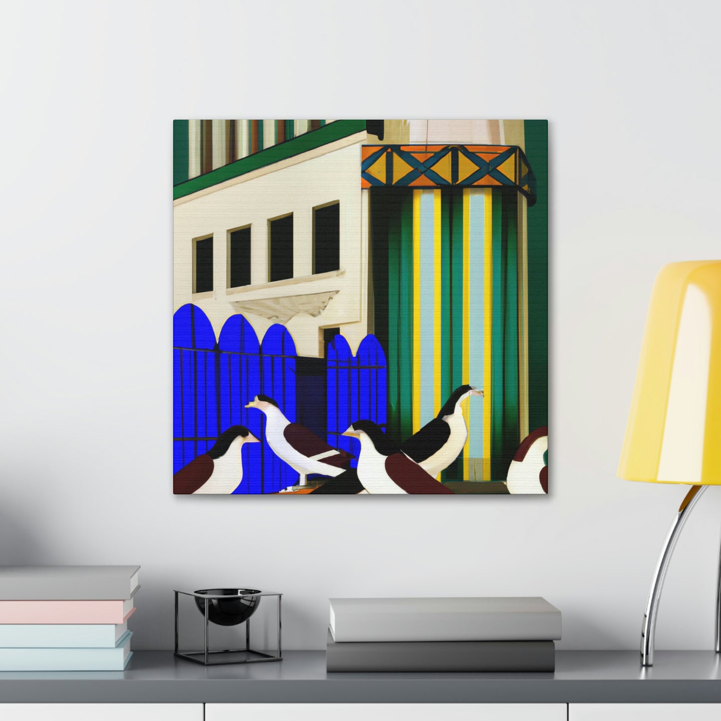 "Pigeon of Jazz Age" - Canvas