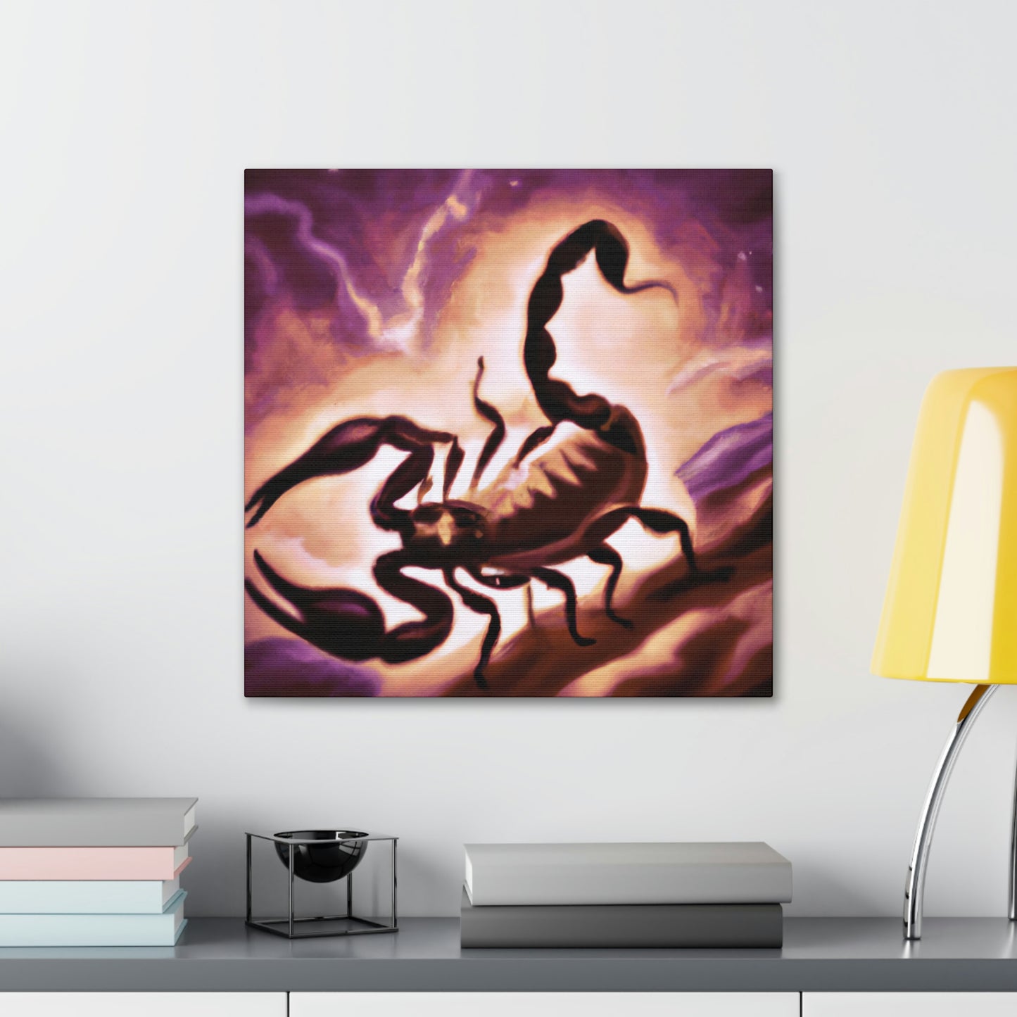 Scorpion Art Deco - Canvas