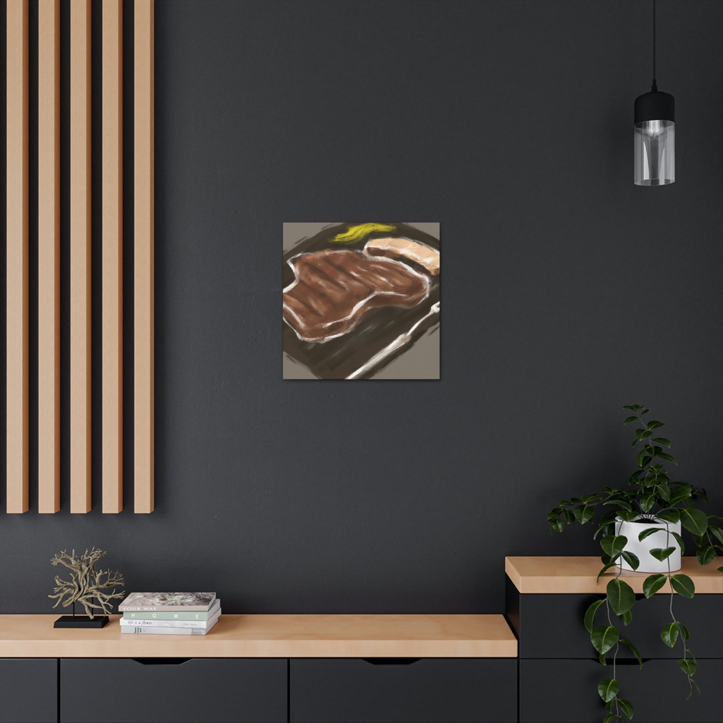 "Steak Barbecue Delights" - Canvas