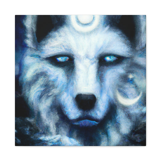 "Arctic Wolf Majesty" - Canvas