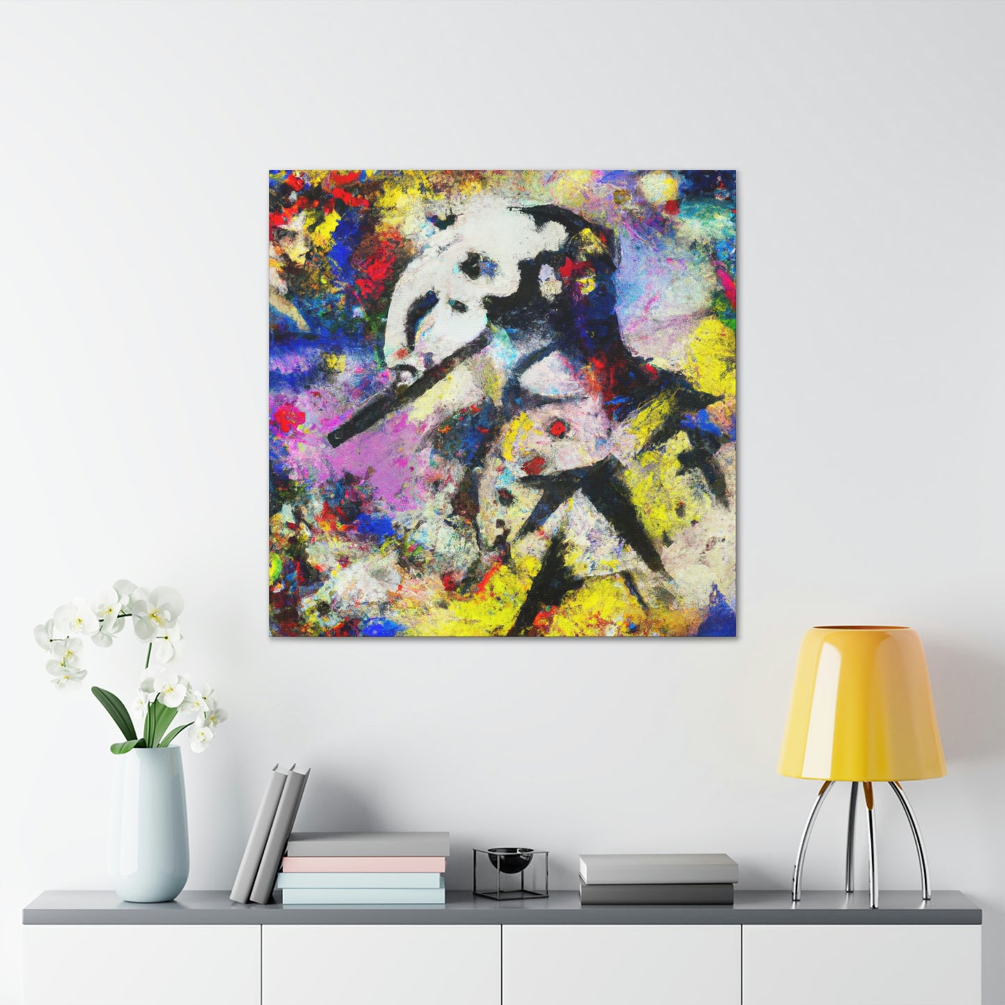 "Aviator in Flight Icon" - Canvas