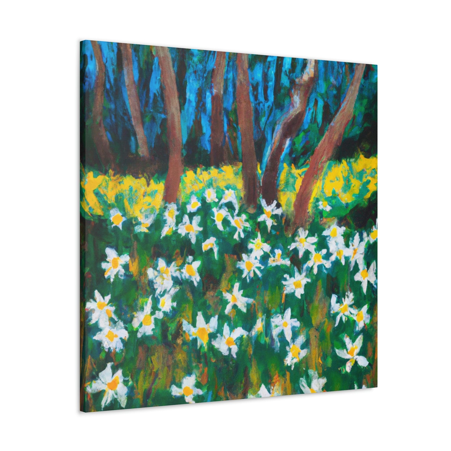 "Daffodil: Awe Ablaze" - Canvas