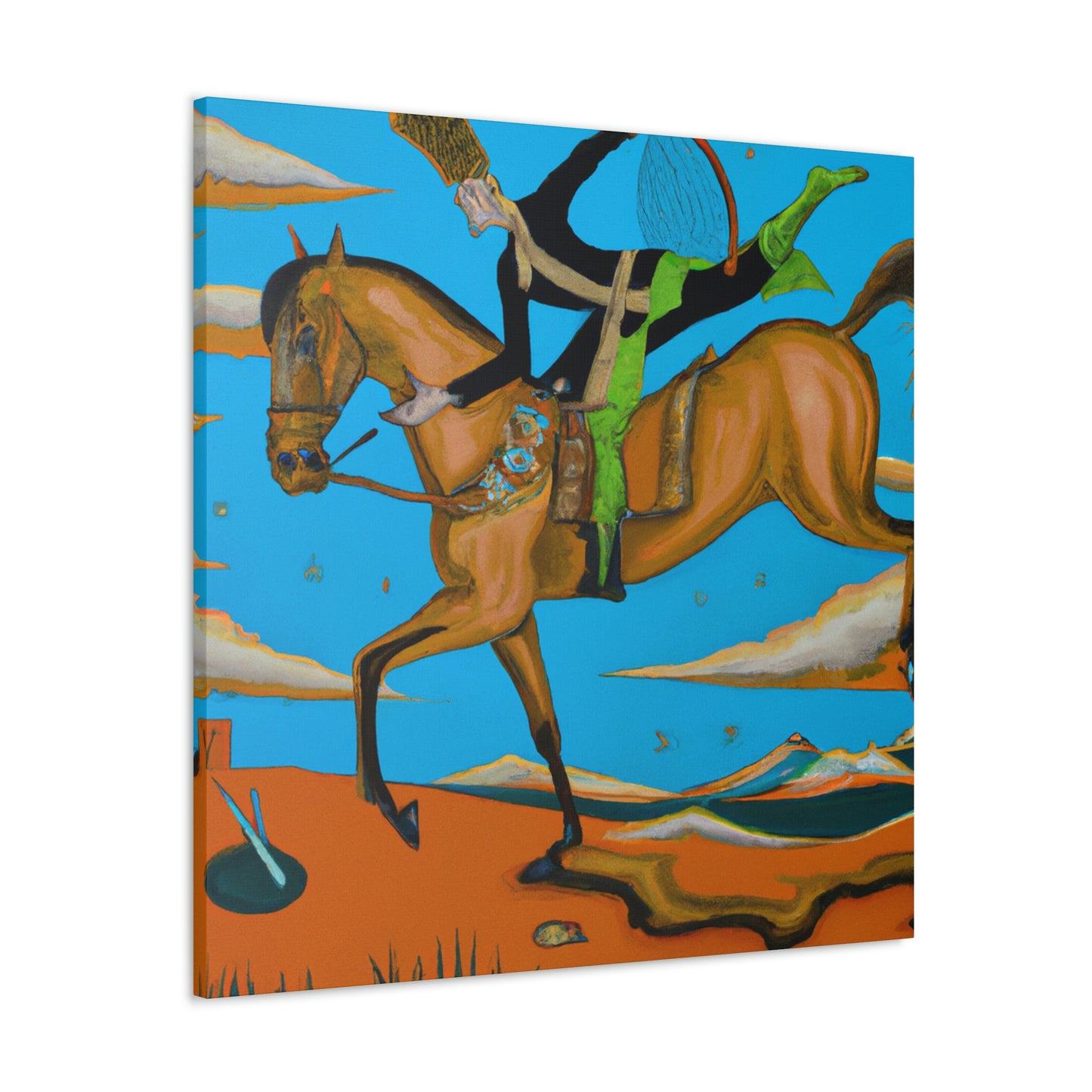 Cavalryman's Dream Vision - Canvas