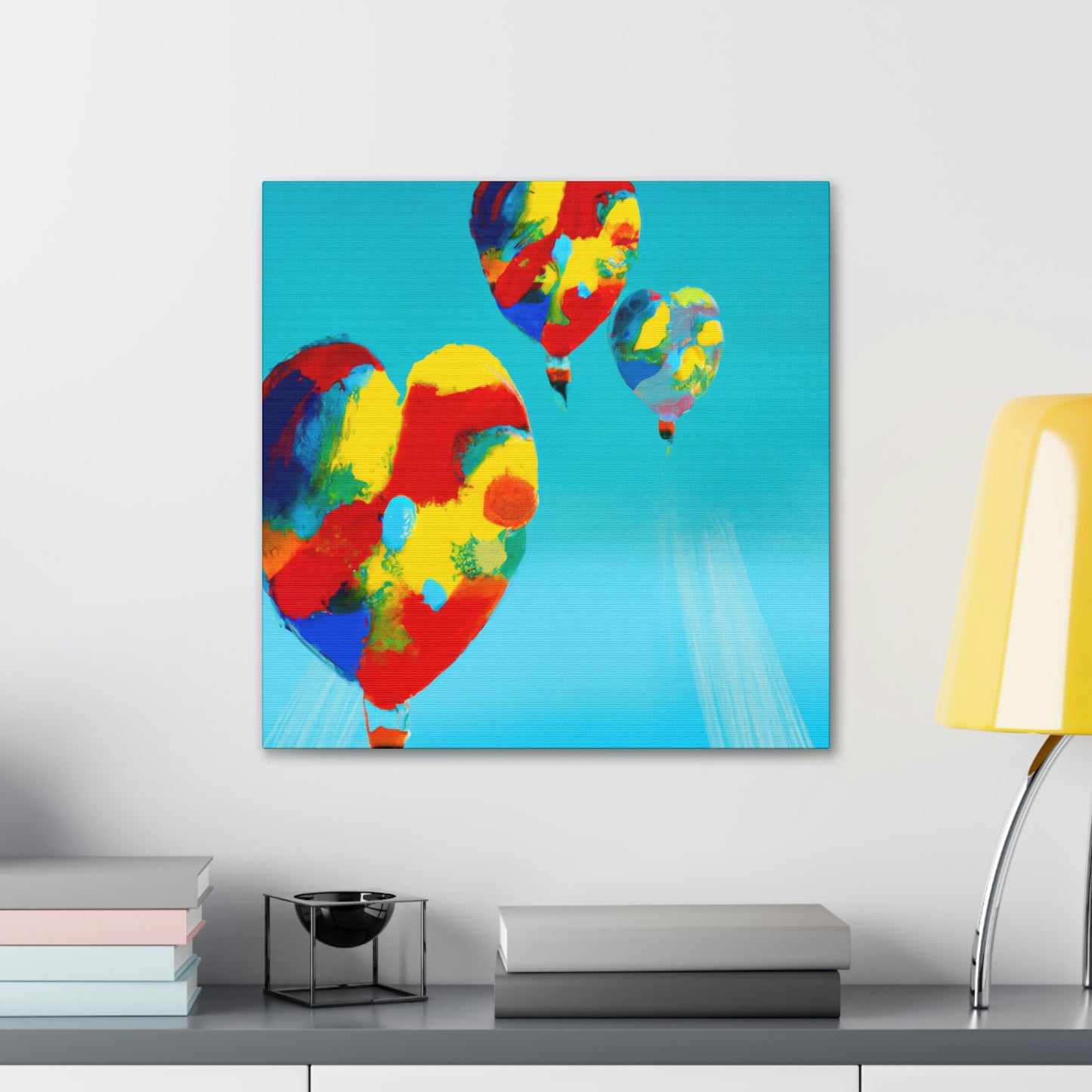 "Skyward Flight of Balloons" - Canvas