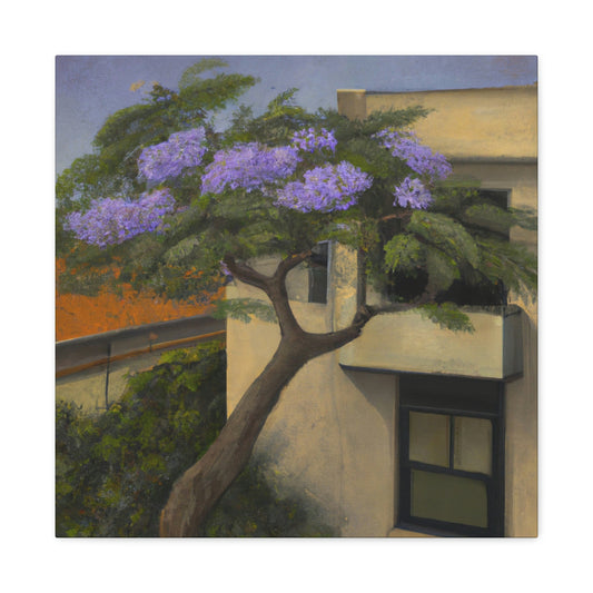 Jacaranda in Expressionism - Canvas