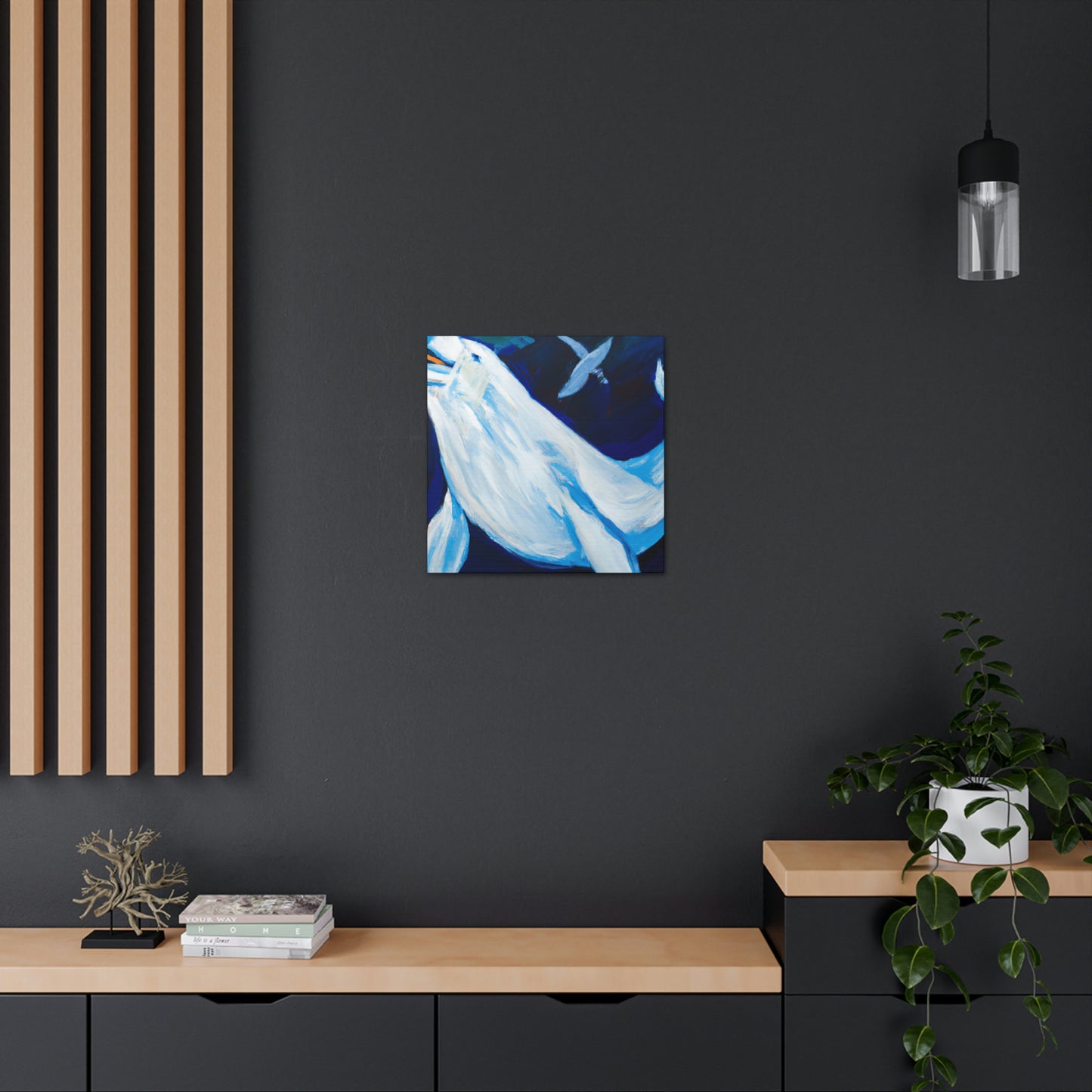 Beluga Whale Symphony - Canvas