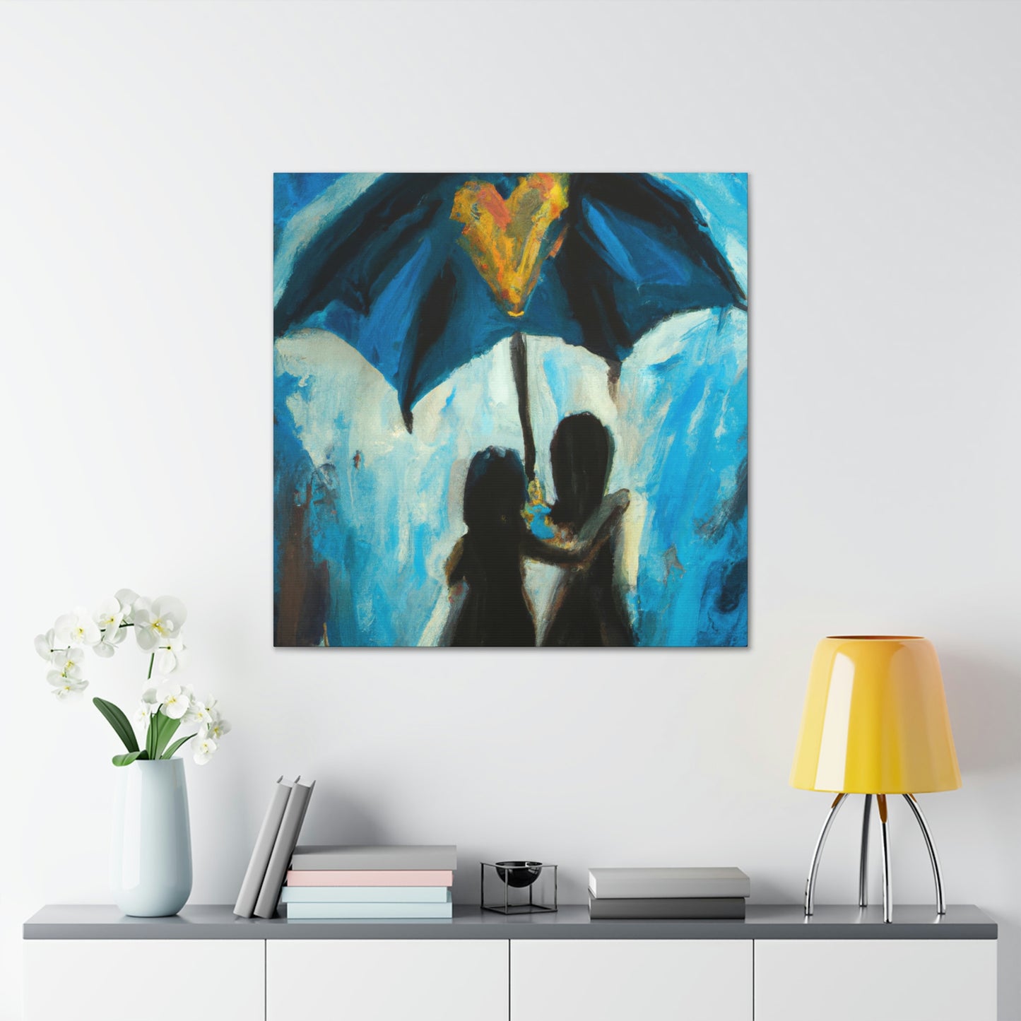 Love Under Rainy Skies - Canvas