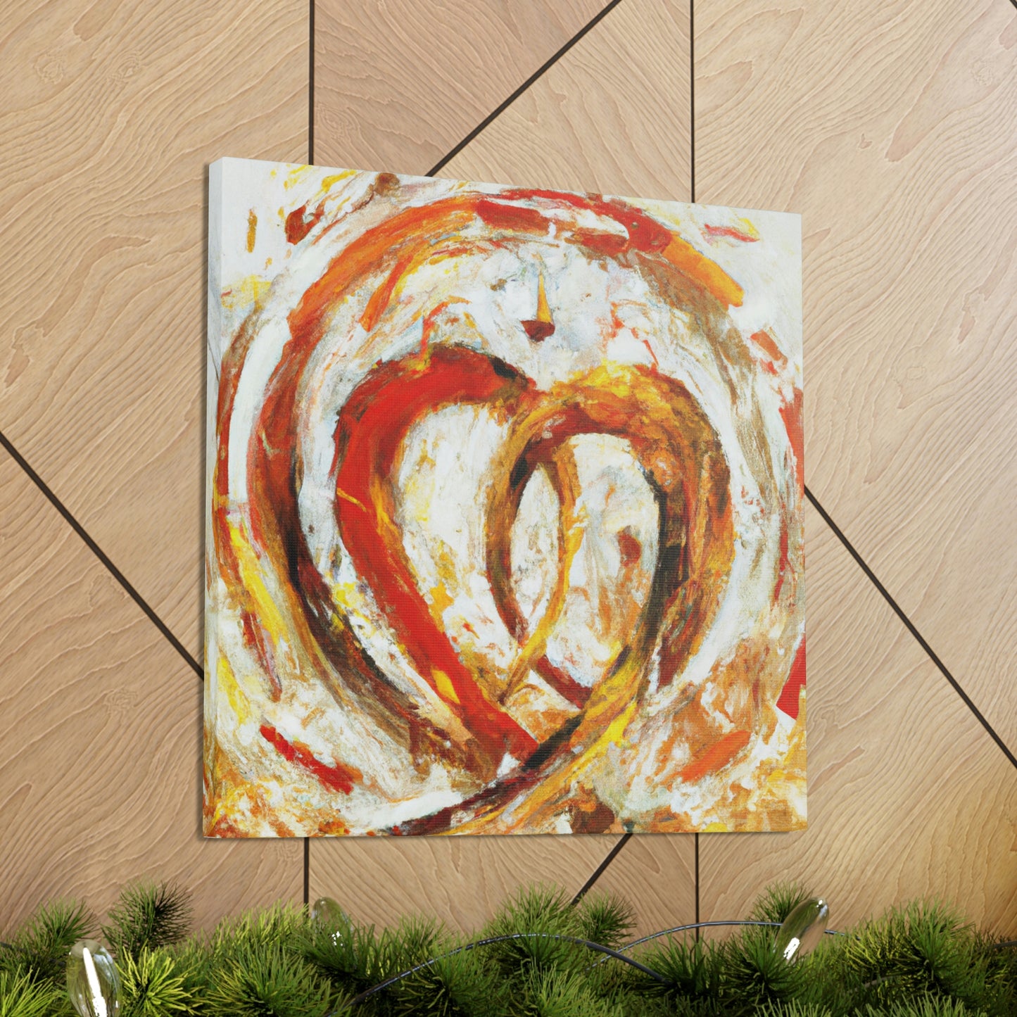 Wedding Rings Abstraction - Canvas