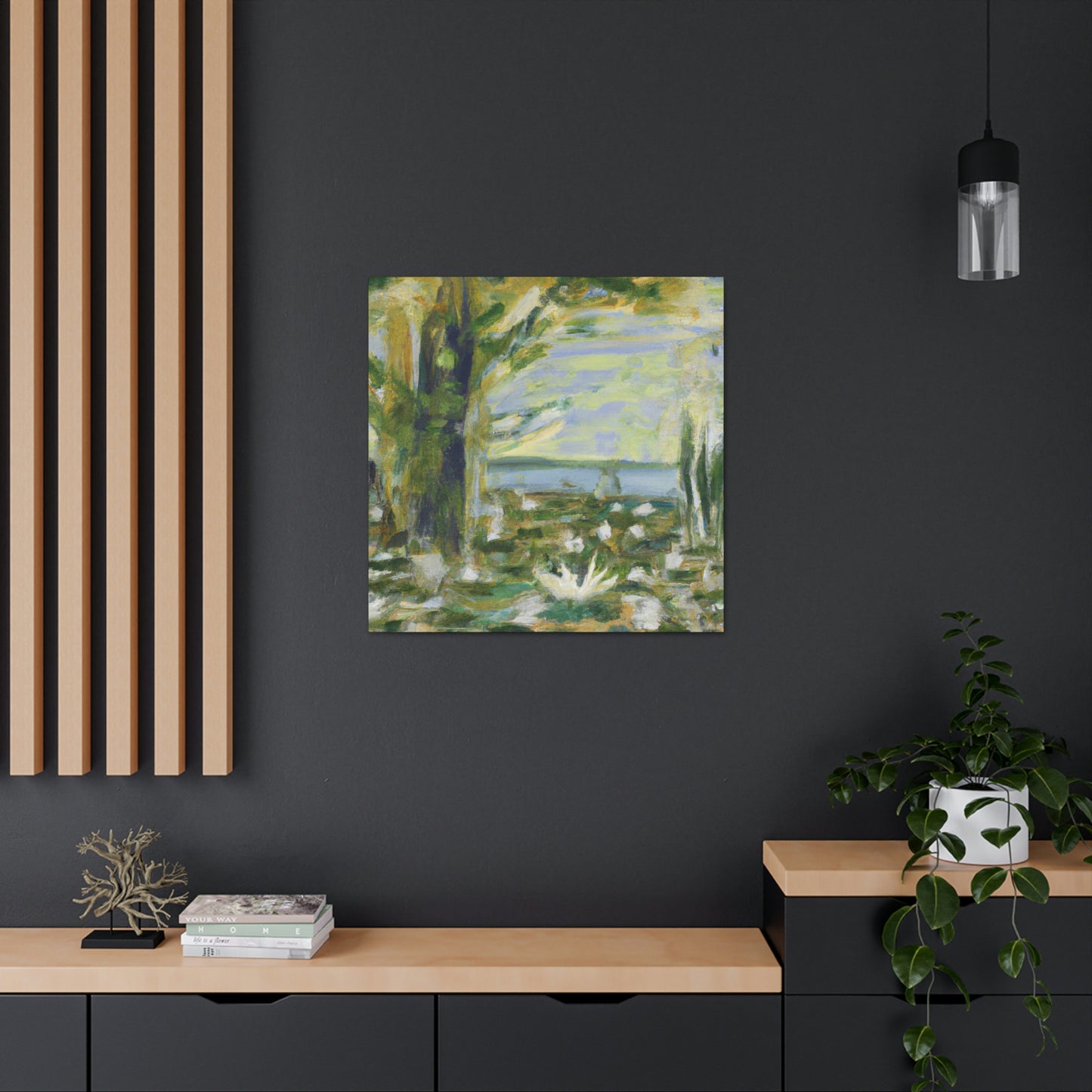 Lotus Mystical Embrace - Canvas