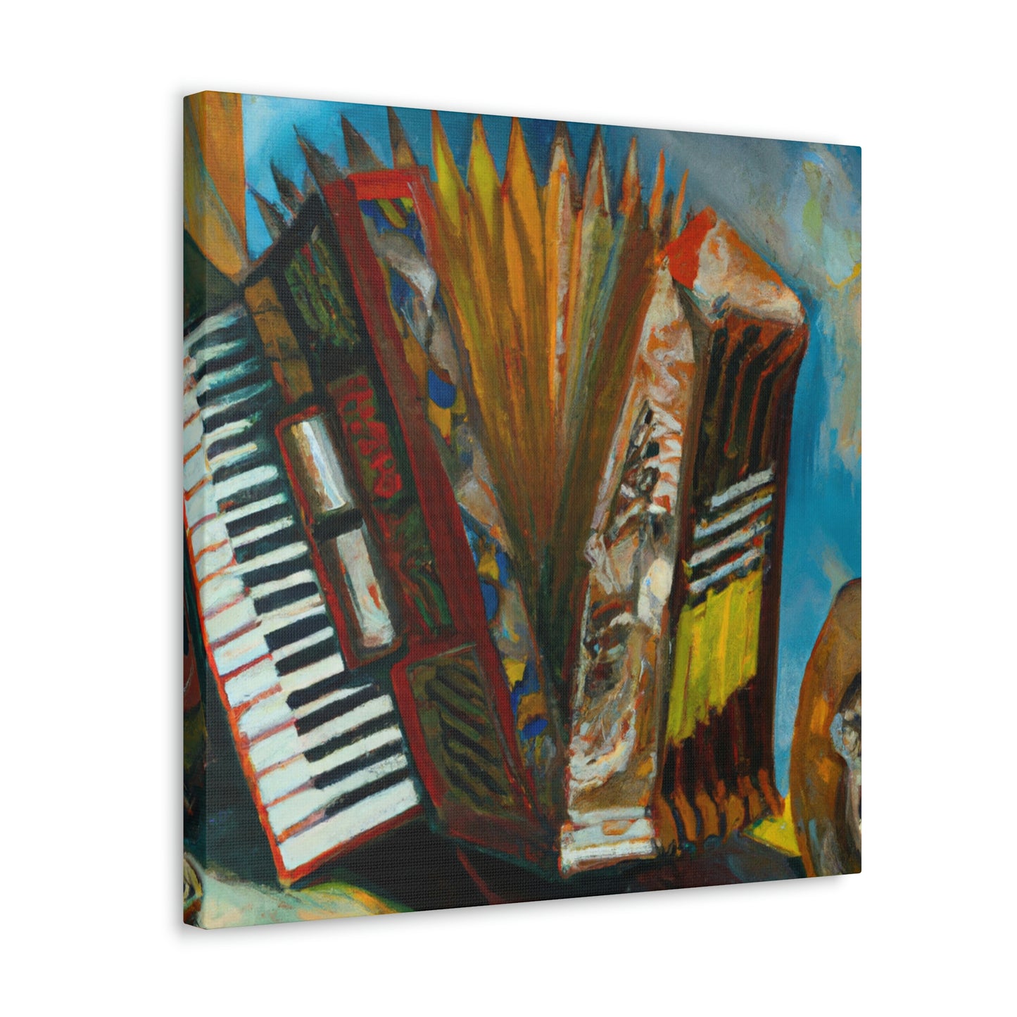 "Accordion in Surreality" - Canvas