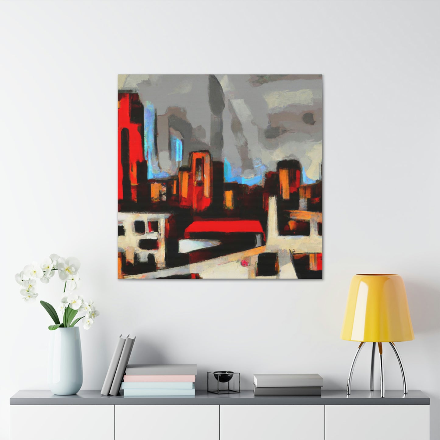 "Futurist Dreamscape Expanse" - Canvas