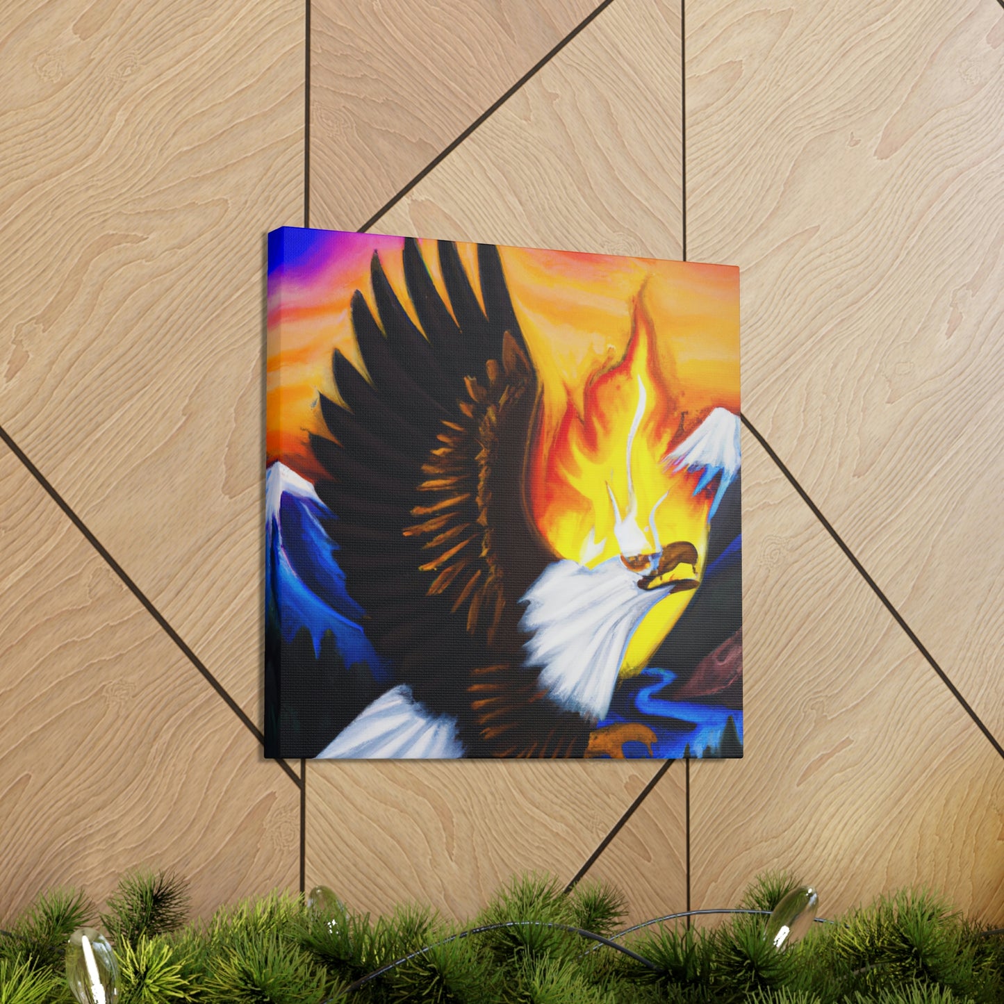 Bald Eagle Soaring High - Canvas