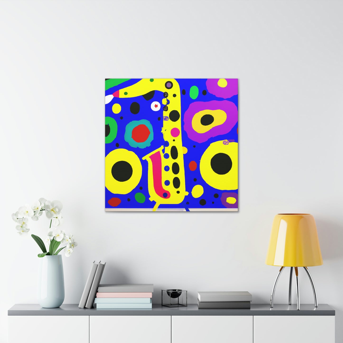 Saxophone Blues Symphony - Canvas