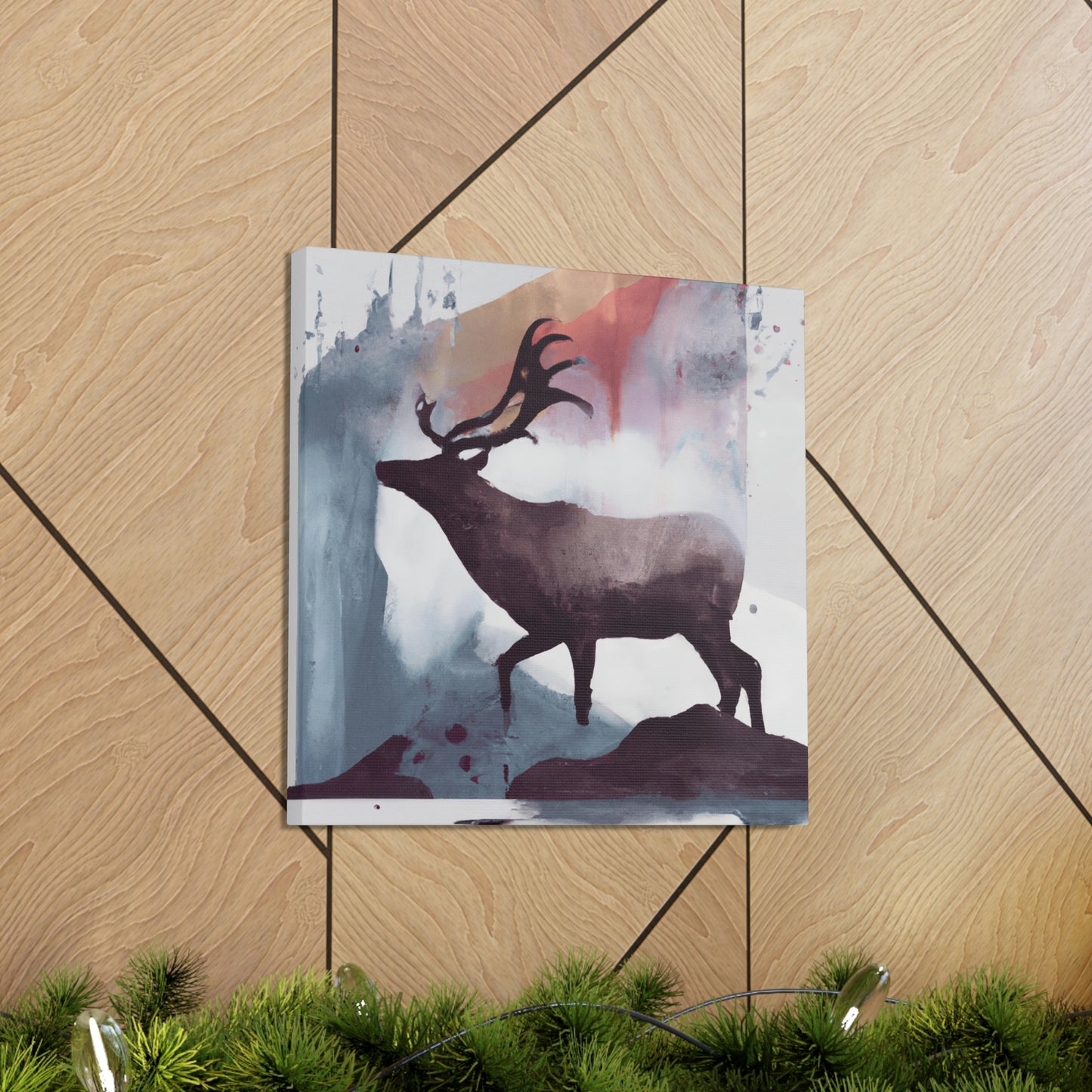 "Deer in Reflection 1940" - Canvas