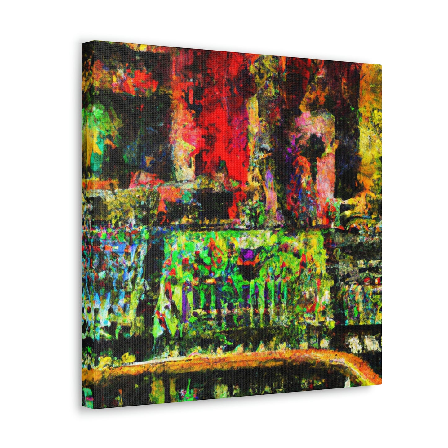 "Mixing Board Melody" - Canvas